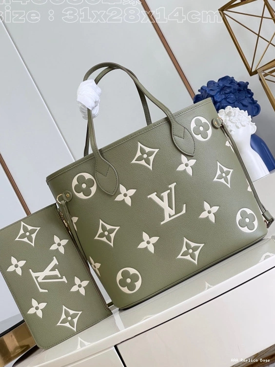 Aaa replica bags NEVERFULL LOUIS VUITTON MM 0801